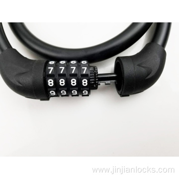 Bicycle 4-digit code changeable lock